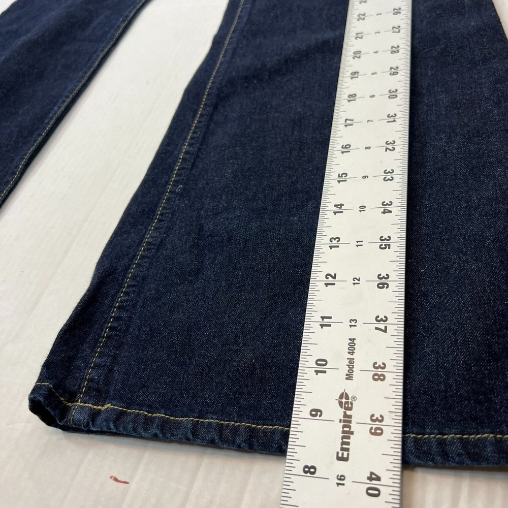 NWOT Mavi Style 192 Flared Denim Jeans Dark Wash Classic 100% Cotton Size 29/30 - Picture 12 of 14